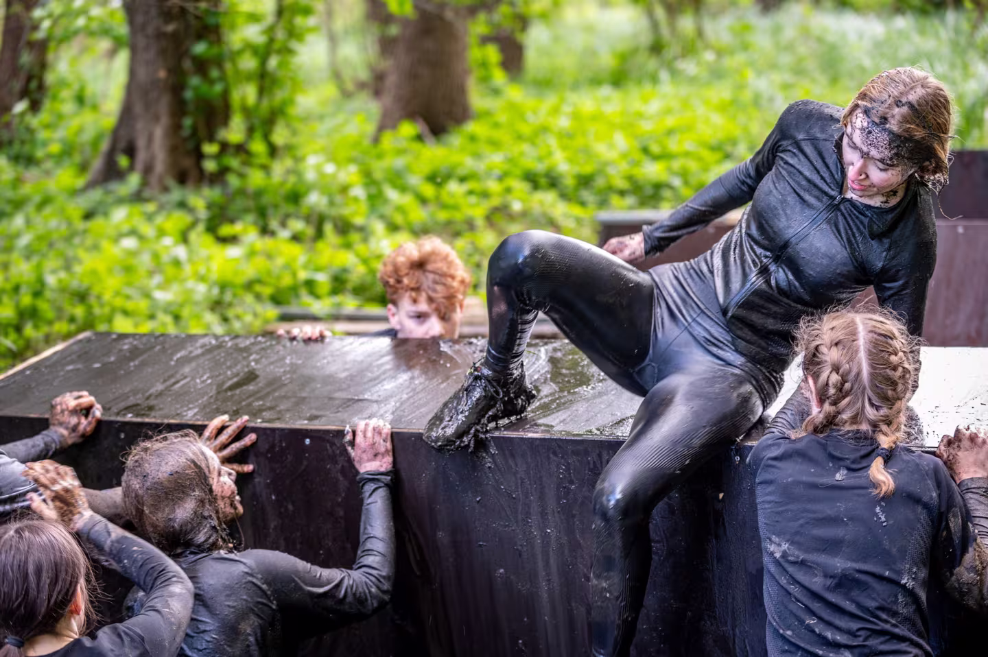 KPI-Team nimmt an "Mudder Games" teil