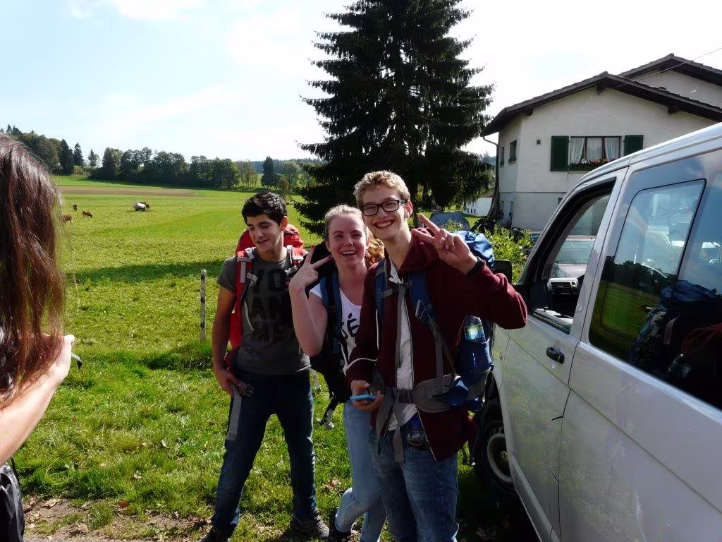 Fahrt der 7. und 8. Klasse an den Doubs