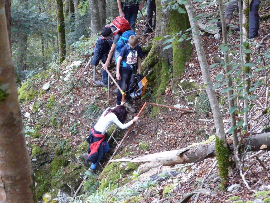 Fahrt der 7. und 8. Klasse an den Doubs