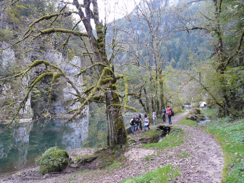 Fahrt der 7. und 8. Klasse an den Doubs
