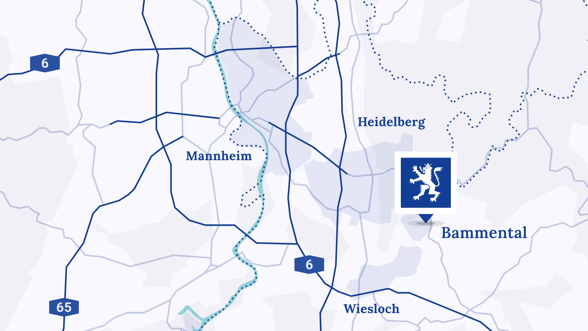 Favorable location of Bammental