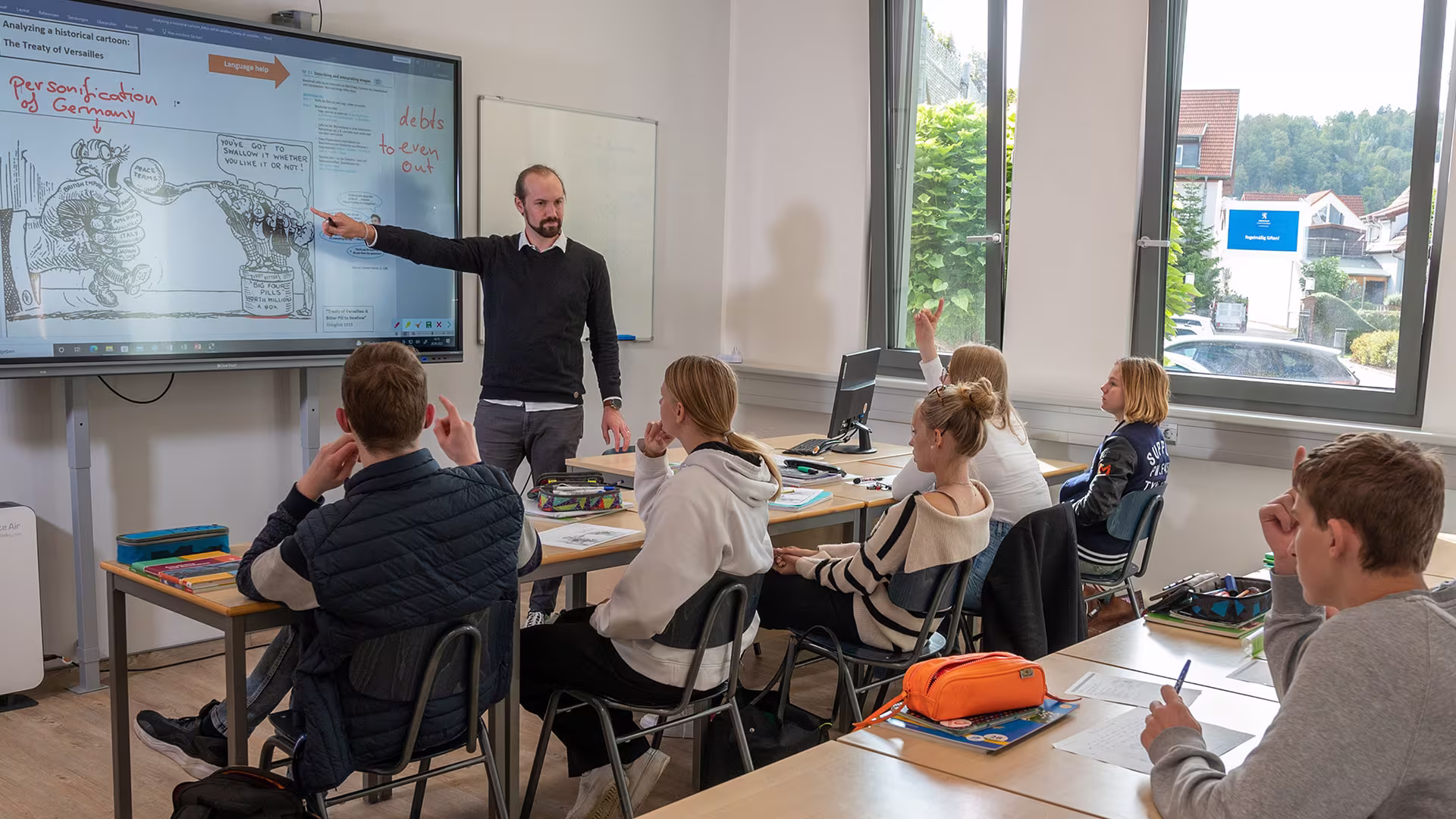 Eine moderne Schule mit Visionen