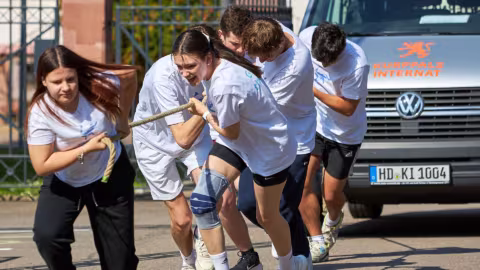 Teamspiele im Kurpfalz-Internat