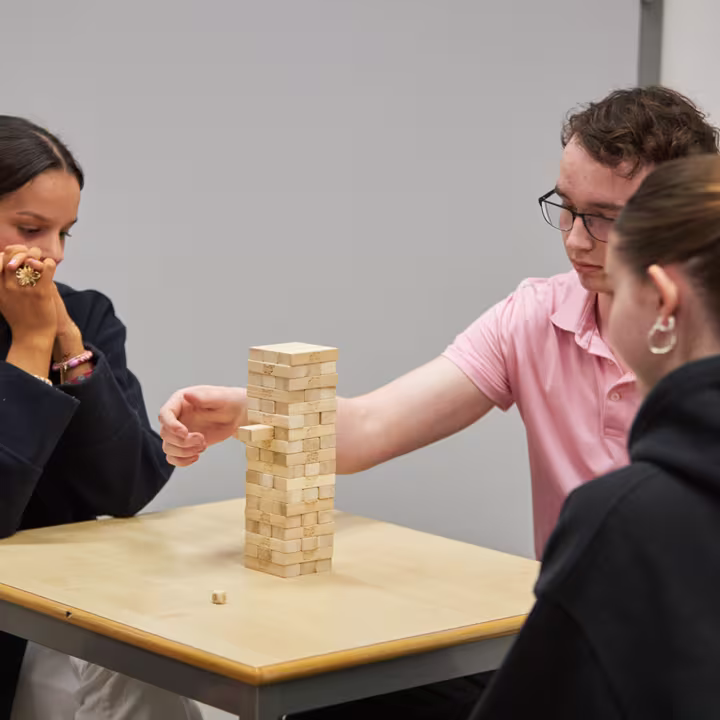 Teamspiele mit Jenga