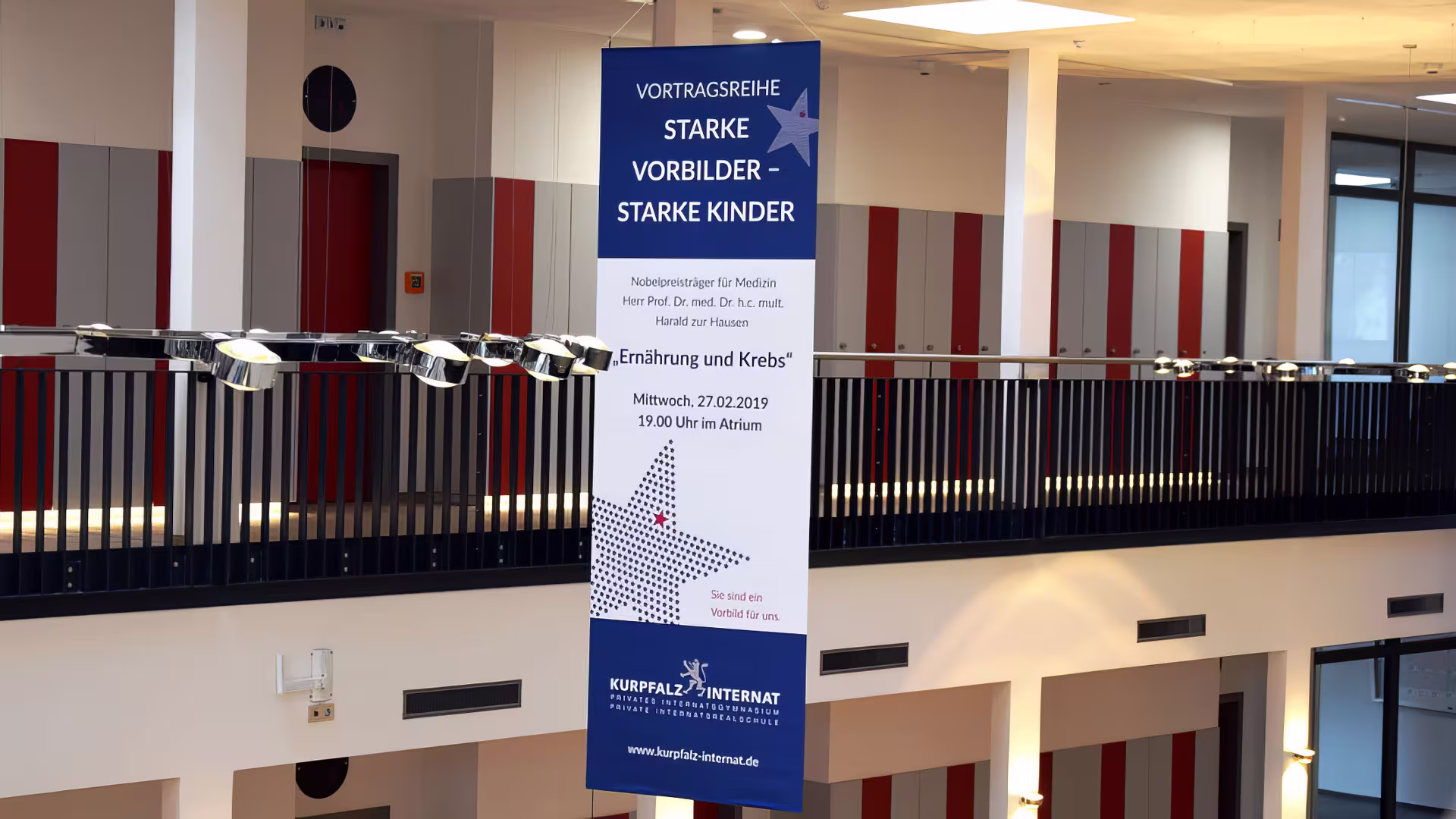 Nobelpreisträger hält Vortrag am Kurpfalz Internat