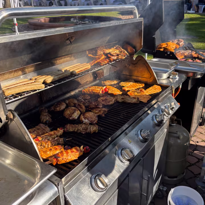 Grillen in der Summer School