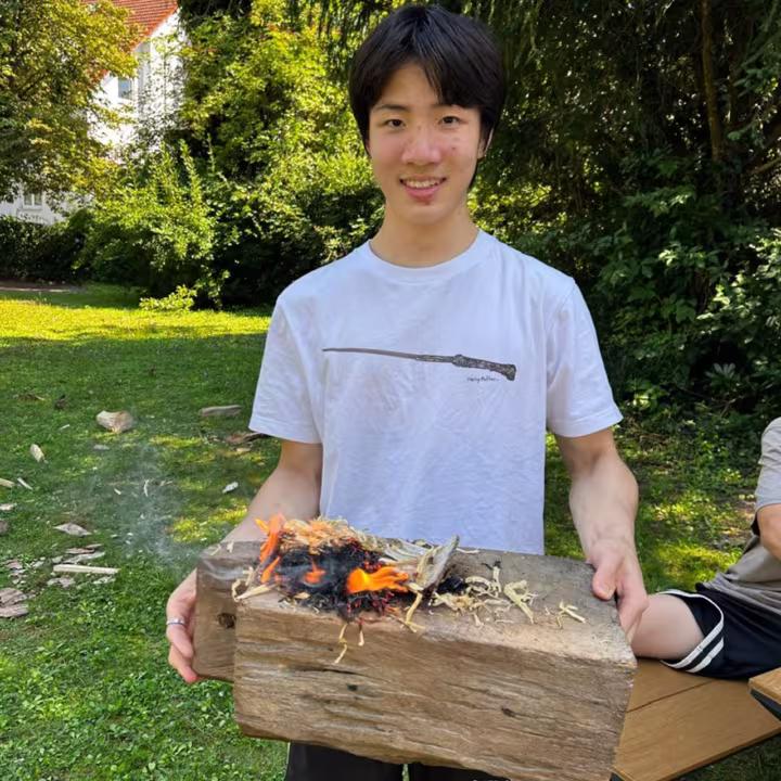 Feuer machen in der Summer School