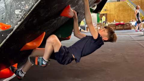 Klettern in der Summer School